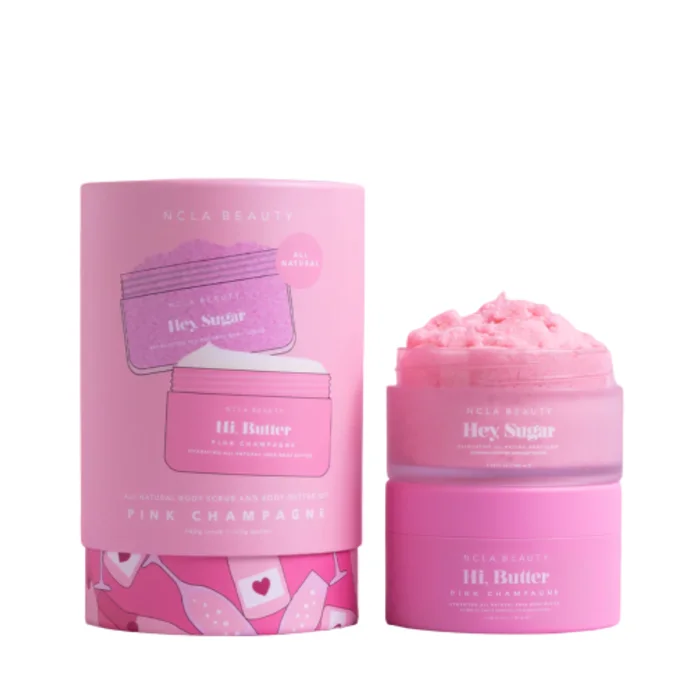 Pink Champagne – Exfoliant Corps 100 g + Beurre Corporel 100 g