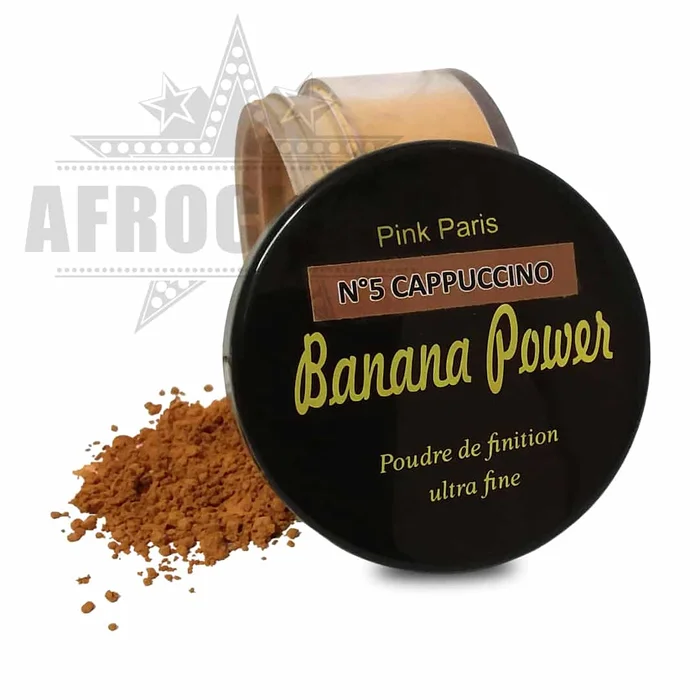 PINK PARIS – Banana Power Poudre libre N°5 Cappuccino