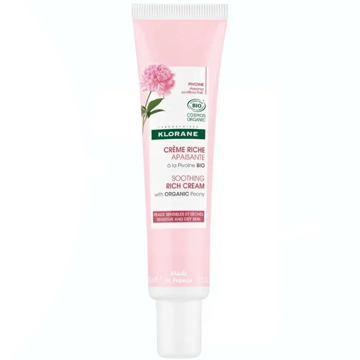 Pivoine Bio – Crème Apaisante Riche – 40 ml