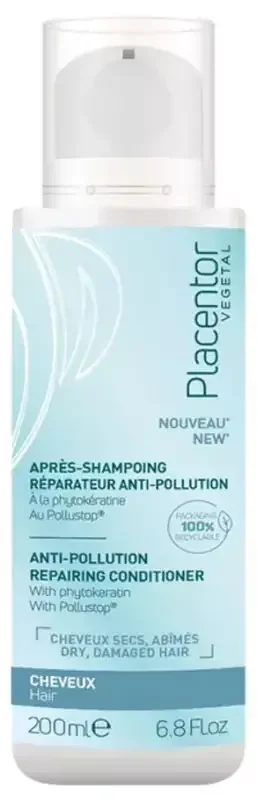 Placentor Végétal Après Shampoing Réparateur Anti Pollution 200 ml