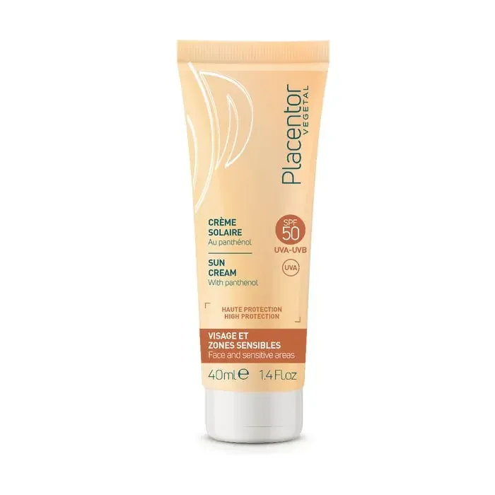 Placentor Végétal Crème Solaire Très Haute Protection SPF 50+ Tube 40 ml