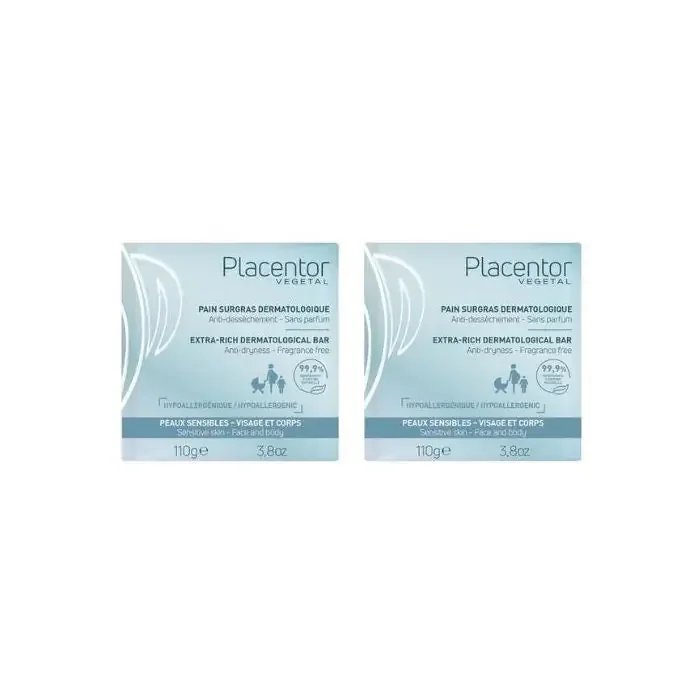 Placentor Végétal Duo Pain Surgras Dermatologique 2x110g