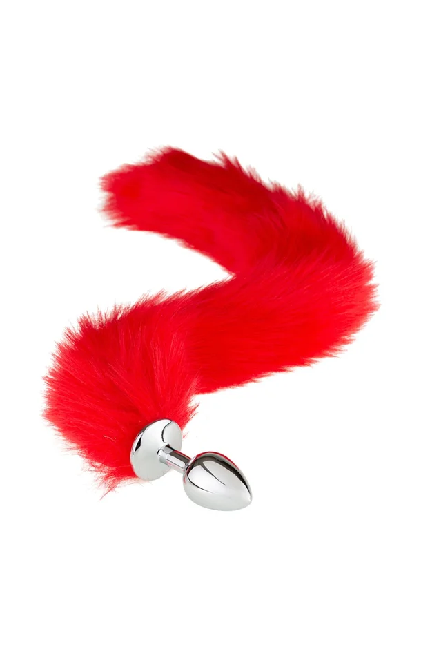 Plug anal queue de renard – Rouge