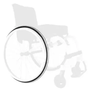 Pneu 24″ X 1″ RightRun Noir Gris Fauteuil roulant Küschall® K-series Attract