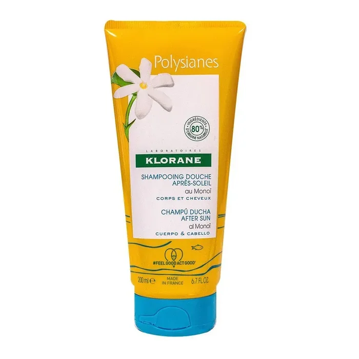 Polysianes – Shampooing douche après-soleil au Monoï – 200 ml