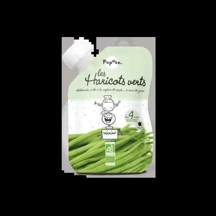 Popote Gourde Haricot Vert Bio 120g