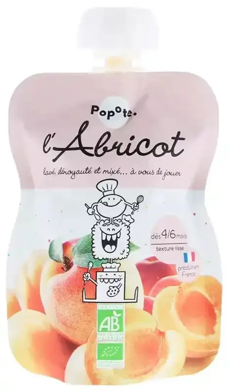 Popote Gourde L‘Abricot Bio Dès 4/6 Mois 120 g