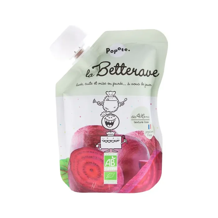 Popote gourde la betterave purée dès 4/6 mois Bio 120 g