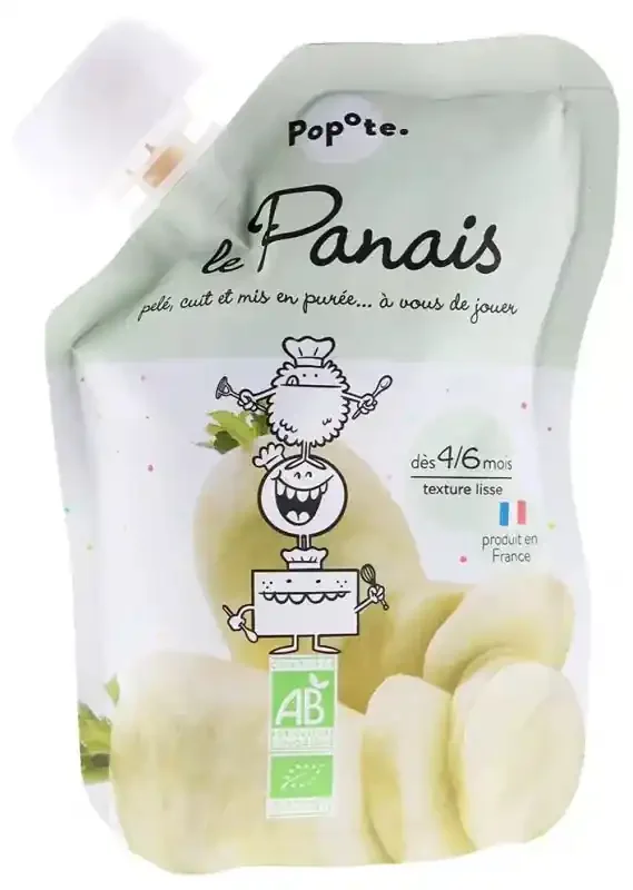 Popote Gourde Le Panais Bio Dès 4/6 Mois 120 g