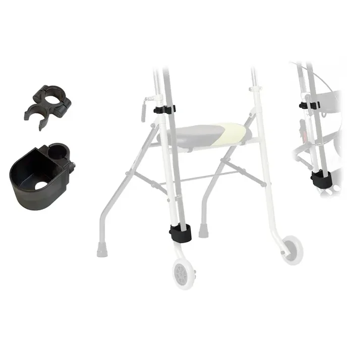 Porte-canne pour rollator Banjo ou Actio 2