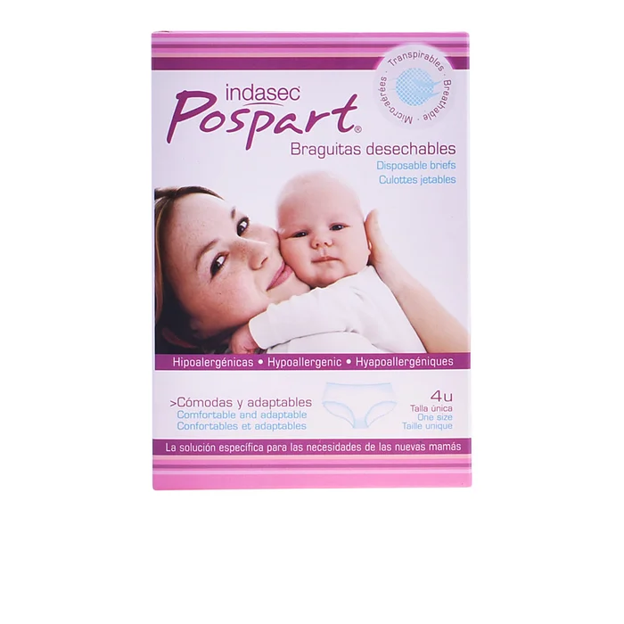 POSPART braguitas desechables talla única 4 u