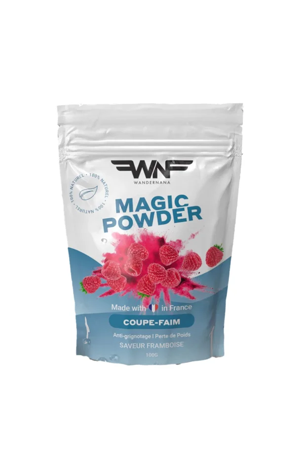 Poudre coupe faim naturelle – Magic Powder – Framboise – 300 g