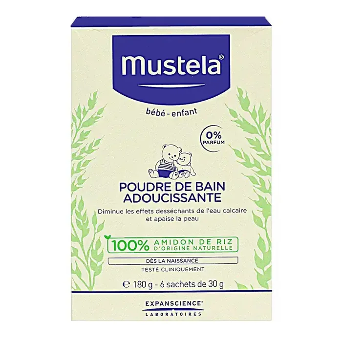 Poudre de bain adoucissante 6x30g