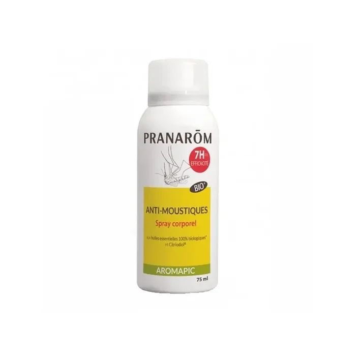 Pranarom anti-moustiques spray corporel aromapic bio 75ml