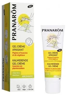Pranarôm Gel Crème Apaisant Piqûres d‘Insectes et de Végétaux Bio 40 ml