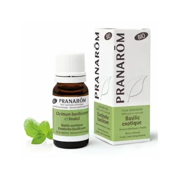 Pranarôm Huile Essentielle Bio Basilic Exotique 10 ml