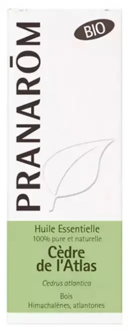 Pranarôm Huile Essentielle Cèdre de l‘Atlas Bio Cedrus Atlantica Bois 10 ml