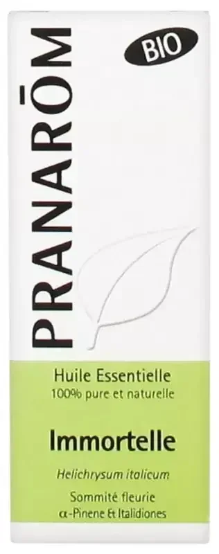 Pranarôm Huile Essentielle Immortelle – Helichrysum Italicum – Hélichryse Italienne Bio Sommité Fleurie Hect 5 ml