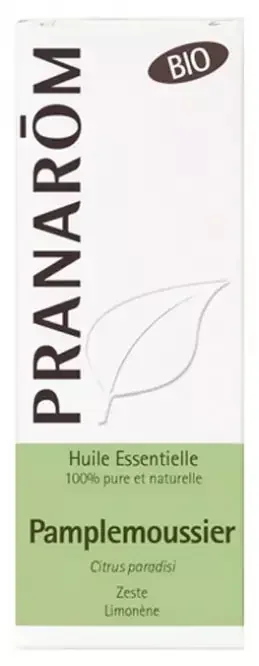 Pranarôm Huile Essentielle Pamplemoussier Bio Citrus Paradisi Pamplemousse Zeste 10 ml