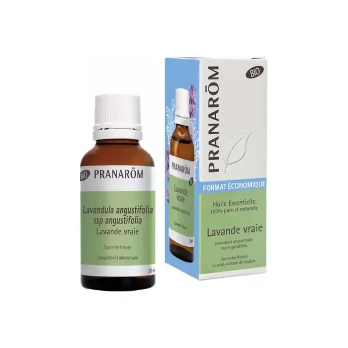 Pranarom Lavande vraie huile essentielle bio 30ml
