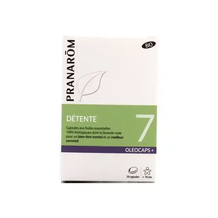 Pranarom oleocaps+ 7 detente bio 30 capsules