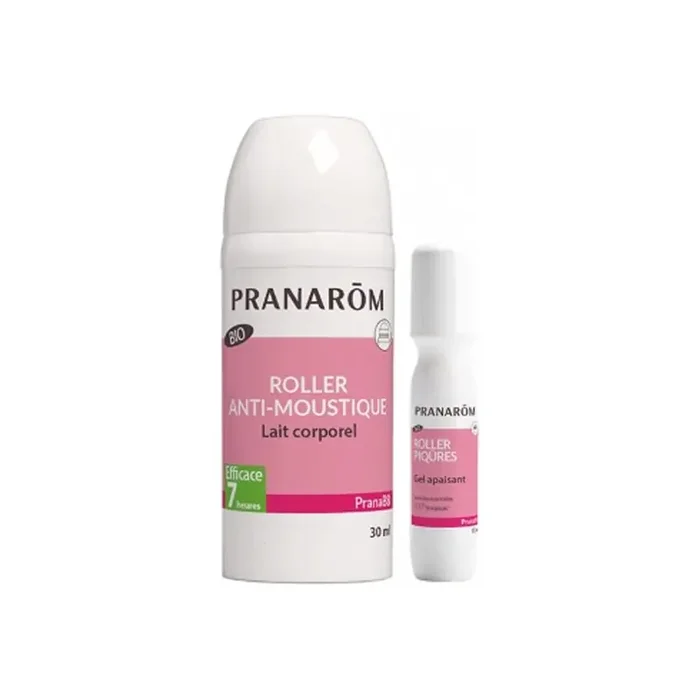 Pranarom pranabb roller anti-moustique bio 30ml + gel apaisant bio 15ml
