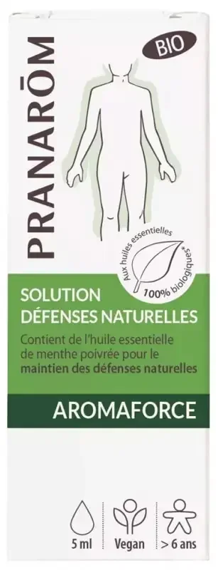 Pranarôm Solution Défenses Naturelles Bio Augmente la Résistance de l‘Organisme 5 ml