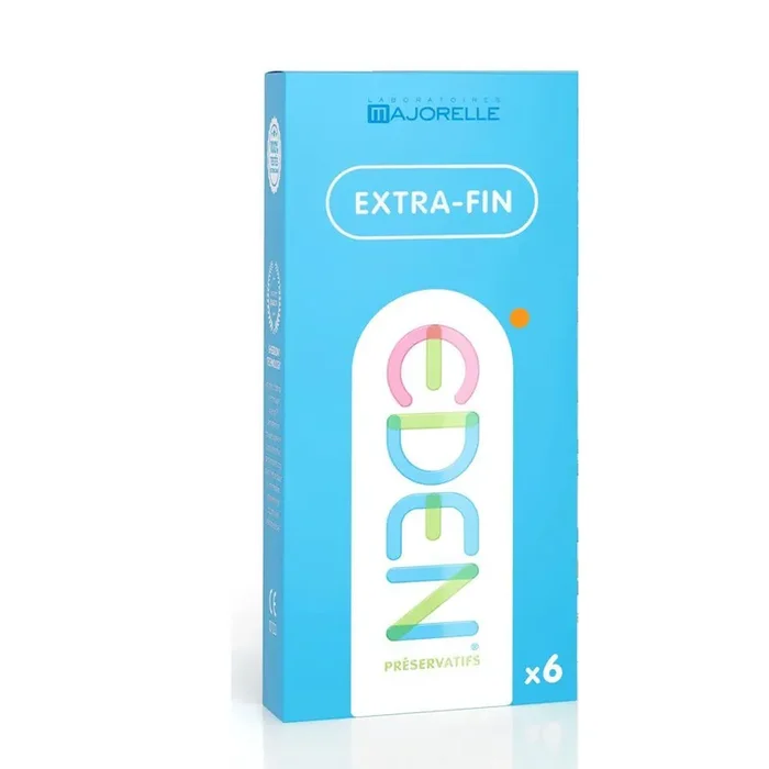 Préservatifs Extra-fin x6 Eden Gen