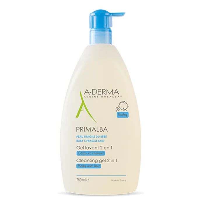 Primalba – Gel Lavant 2 en 1 Bébé Corps et Cheveux