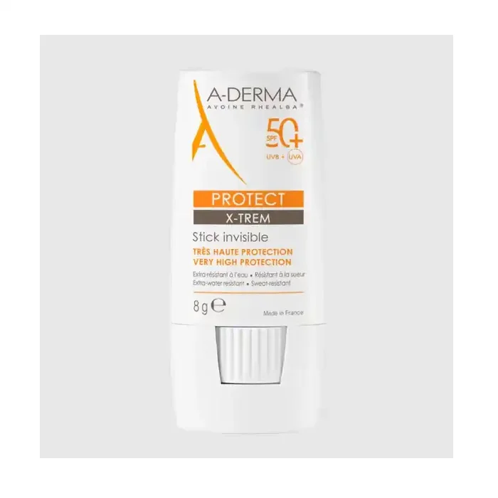 PROTECT X-TREM STICK INVISIBLE SOLAIRE SPF50+ 8G A-DERMA