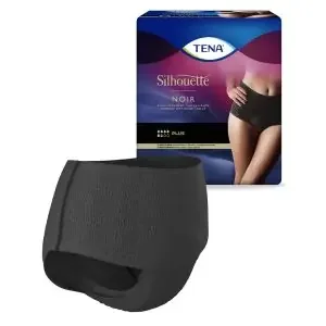 Protection urinaire femme Tena Silhouette Plus Noir – Taille Haute