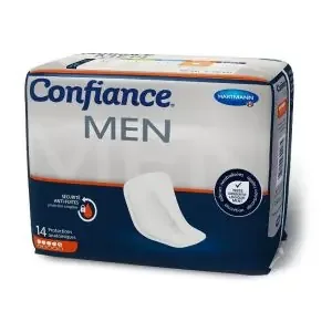 Protection urinaire Homme Confiance Protection Men – 5 gouttes – Paquet de 14
