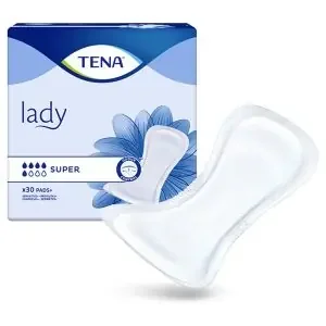 Protection urinaire incontinence féminine légère à modérée Tena Lady Super – Par 30