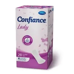 Protège-slip Confiance Lady Serviette incontinence féminine – 1 goutte – Paquet de 28