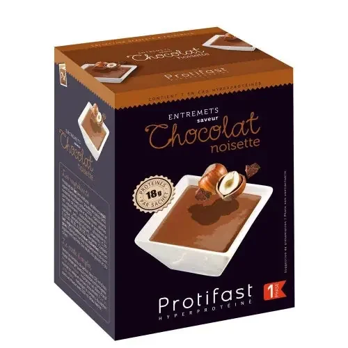 PROTIFAST ENTREMETS Chocolat Noisette – 7 Sachets