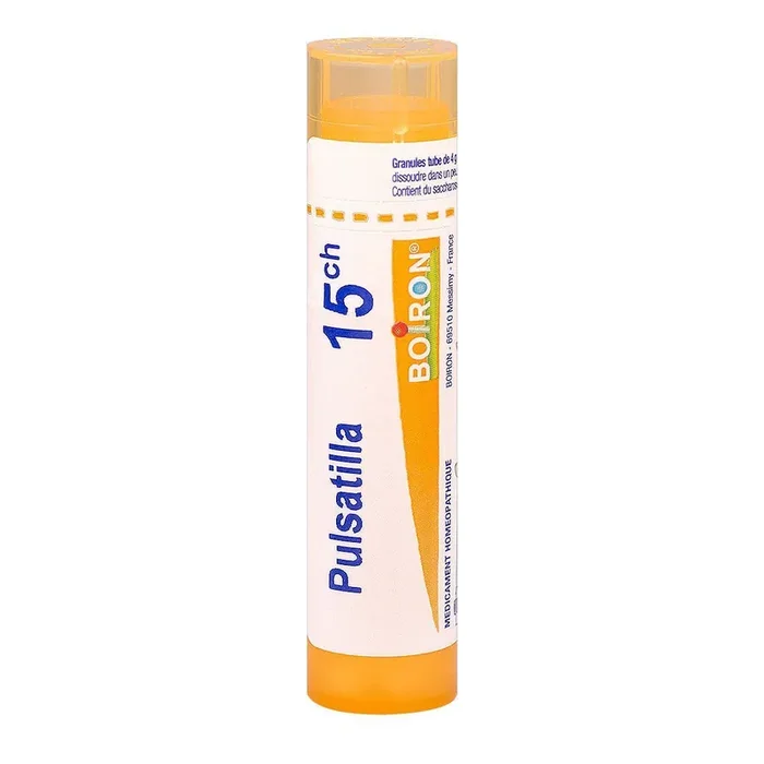 Pulsatilla 15ch – ORL Angiologie Gynécologie – Tube Granules 4g