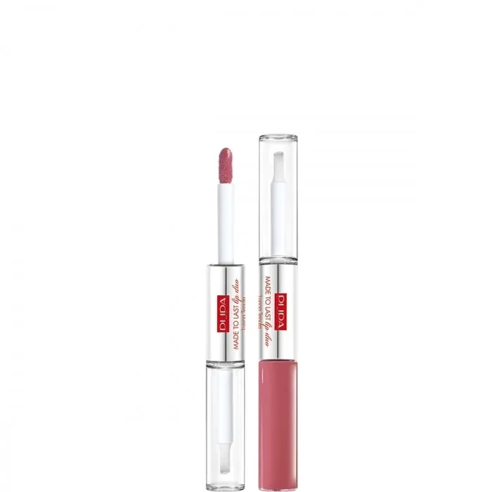 Pupa Made To Last Lip Duo Rouge à lèvres liquide avec top coat. Waterproof. Longue tenue