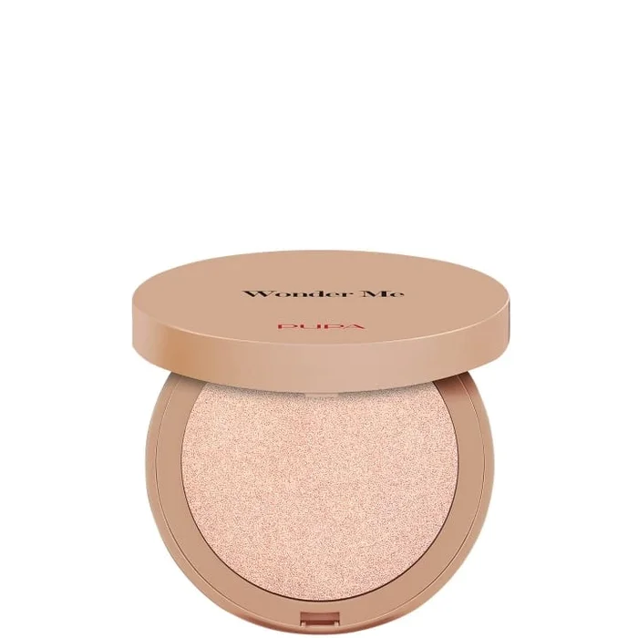Pupa Wonder Me Glow Enlumineur Compact pour le Visage Zéro Effet Poudre