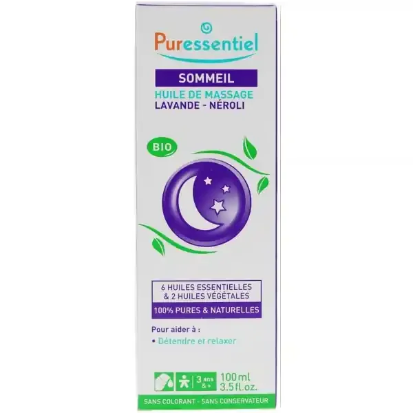 Puressentiel Détente Huile de Massage Bio 100 ml