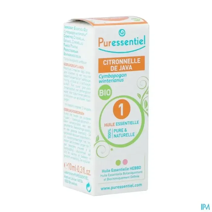 Puressentiel huile essentielle citronnelle java bio 10ml