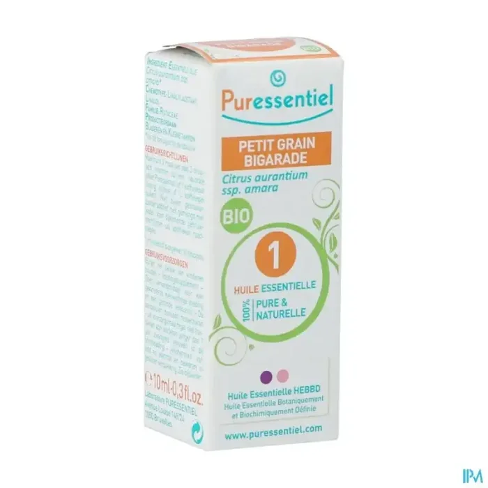Puressentiel huile essentielle petit grain bigarade bio 10ml