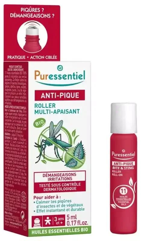 Puressentiel Roller Multi-Apaisant Aux He Bio Anti-Pique – 5 ml