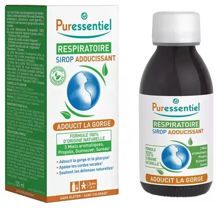 Puressentiel Sirop Adoucissant Respiratoire – 125 ml