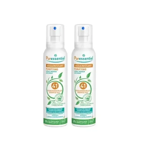 PURESSENTIEL Spray Assainissant Aux 41 Huiles Essentielles Duo 2X200Ml