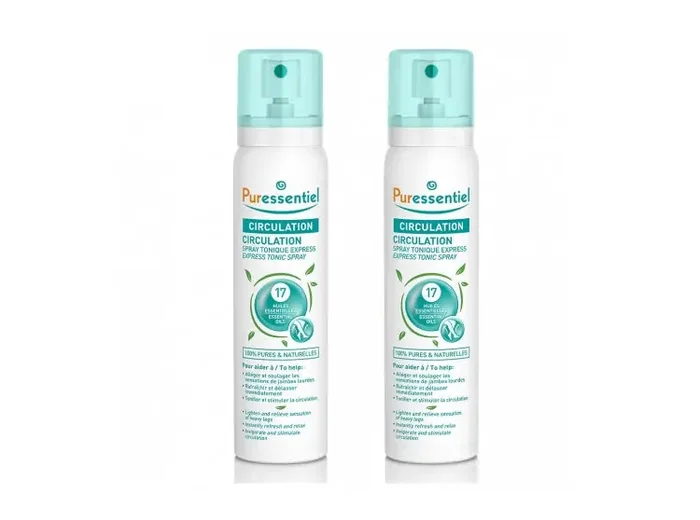 Puressentiel Spray Circulation Jambes Lourdes lot de 2