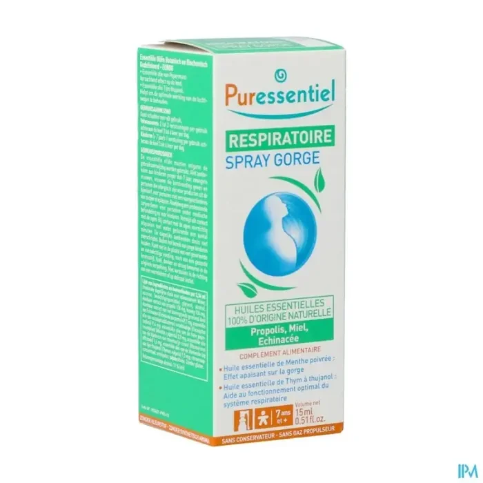 Puressentiel spray gorge respiratoire 15ml