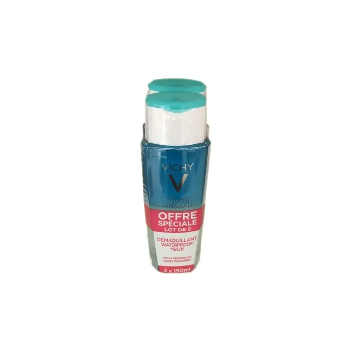 PURETE THERMALE DEMAQUILLANT WATERPROOF YEUX LOT DE 2X150ml VICHY