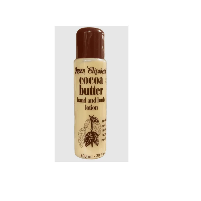 Queen Elisabeth – Lait Corporelle au beurre de cacao – Cocoa Butter lotion 800 mL