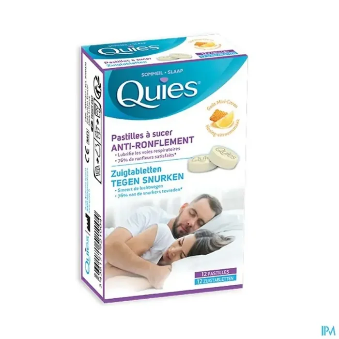 Quies antironflement pastille à sucer miel citron 12