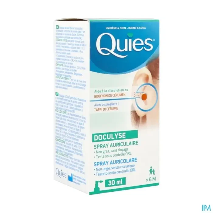 Quies doculyse solution auriculaire spray pulverisation 30ml